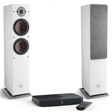 Активная напольная акустика Dali Oberon 7 C White + Sound Hub Compact